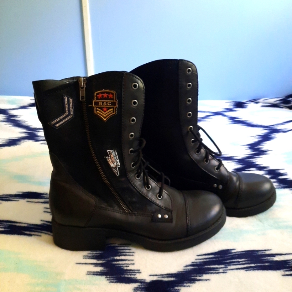 Rock and Candy Combat Boots